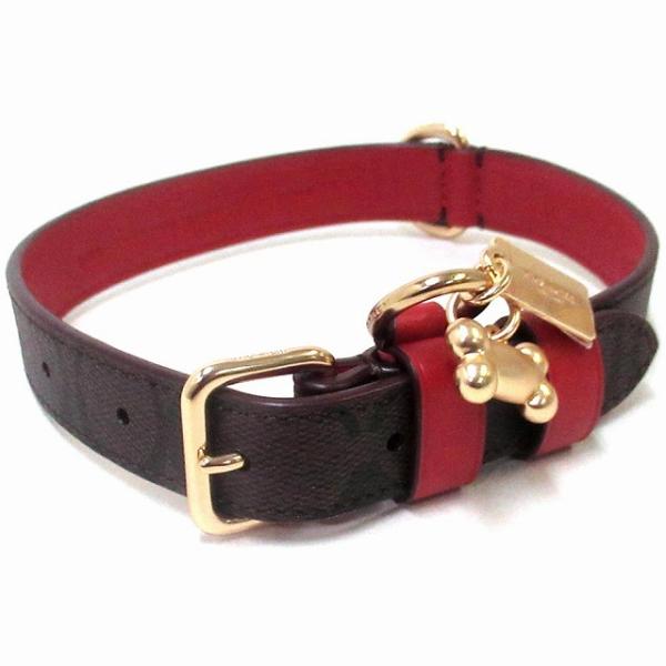 ★美品★COACH　コーチ　シグネチャー　中型犬　首輪　犬用　ペット Amazon | コーチ 犬の首輪 COACH アウトレット シグネチャー