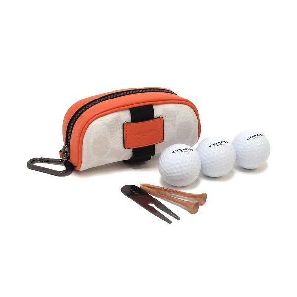 コーチ　ゴルフボール入れ　美品 Amazon.co.jp: [コーチ] COACH ゴルフボールケース ポーチ