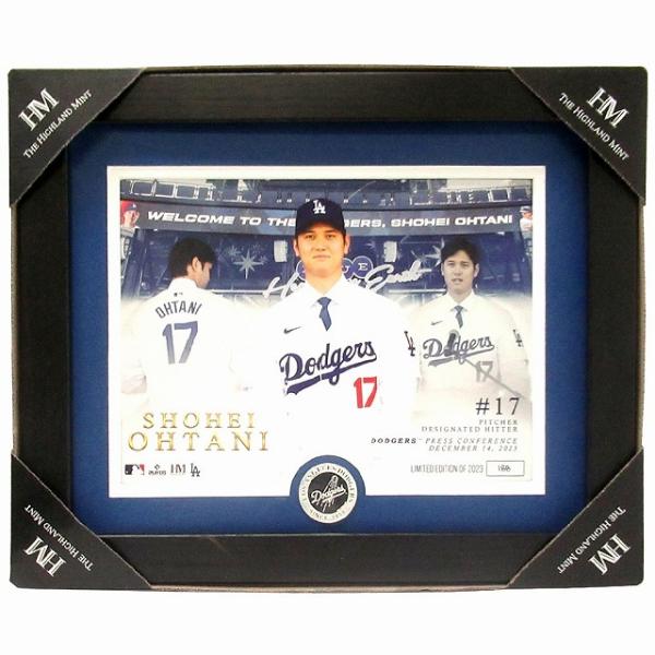 大谷翔平選手 ロサンゼルス・ドジャース入団 記念コイン フォト