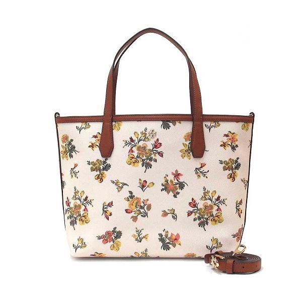 【訳あり未使用級】トリーバーチ ケリントン フローラル トートバッグ レザー TORY BURCH（トリーバーチ） 【並行輸入品】TORY BURCH トリバーチ