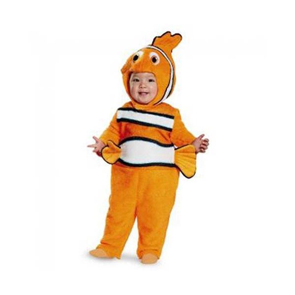 2点セット【新品】ディズニー　仮装　コスプレ　子供　ベビー　ニモ 新品】ディズニー 仮装 コスプレ 子供 パーティー ニモ風 90