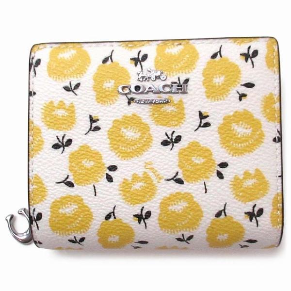 COACH 花柄 二つ折り財布 並行輸入品:アウトレット品 COACH（コーチ） 【並行輸入品】コーチ 財布 アウトレット スナップ