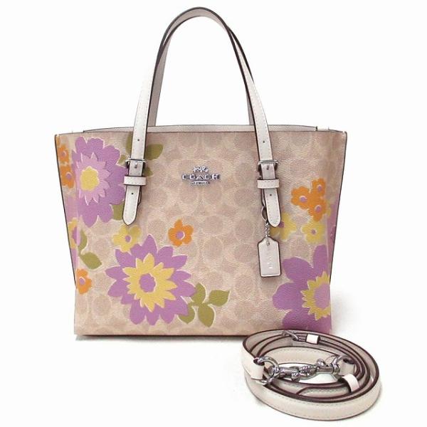 【新品】　COACH トートバッグ　フローラル カーゴ トート バッグ 20・フローラル プリント | COACH