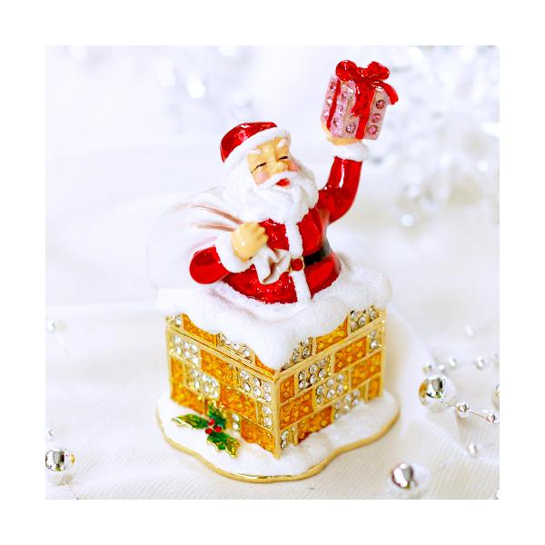 ジュエリーボックス】クリスマスプレゼントに サンタクロースの