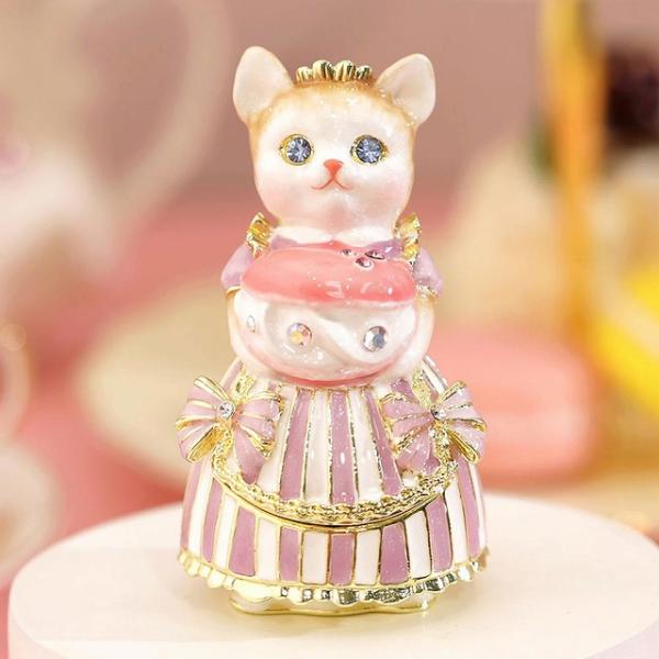 ジュエリーボックス ルル・キャンディ マカロン サクラ 猫 ネコ EX6271