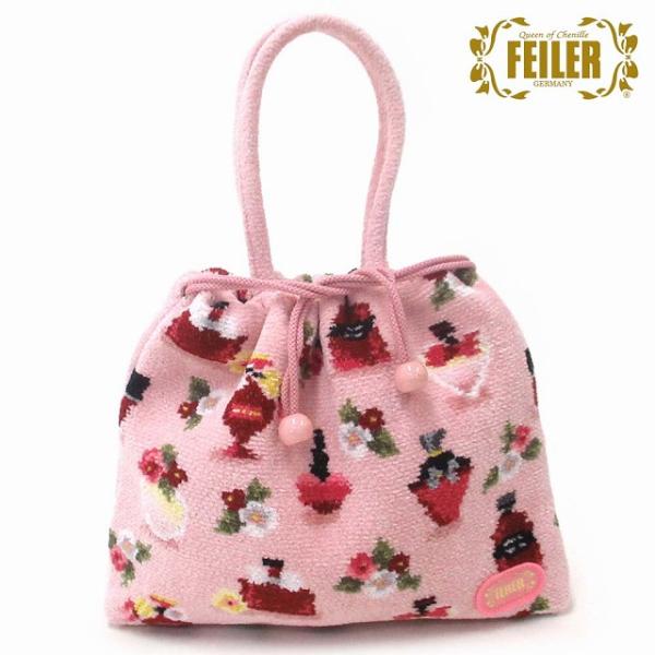 feiler（フェイラー） バッグインバッグ フレグランスローズ ミニ 巾着