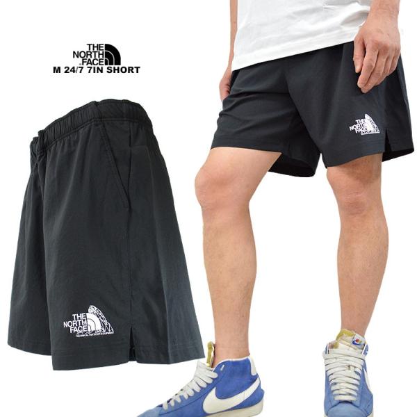 短パン　North face THE NORTH FACE ザ・ノース・フェイス 24/7グラフィックショート