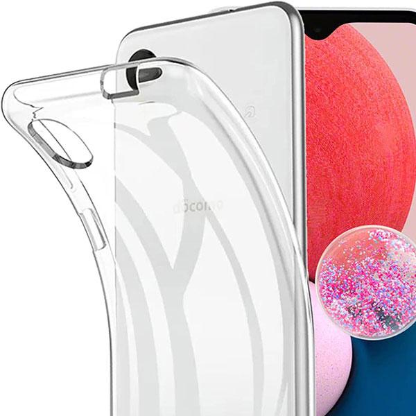 Galaxy A23 5G スマホケース カバー SC-56C/SCG18 マイクロドット クリアケース ソフトケース シンプル 送料無料 耐衝撃 ジャケット tpu ソフト