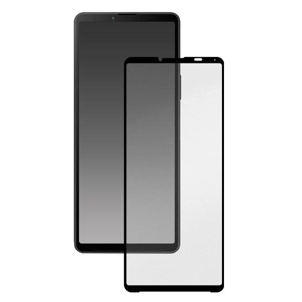 Xperia 10 V ガラスフィルム SO-52D/SOG11/A302SO/XQ-DC44 フィルム 全体保護 ガラス 画面保護 保護フィルム 自己吸着 クリーナーシート