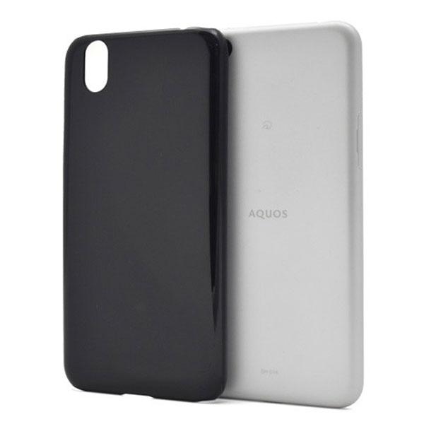 AQUOS sense ケース カバー SH-01K/SHV40/basic スマホカバー AQUOS sense lite SH-M05 ハードケース アクオスセンス ブラック