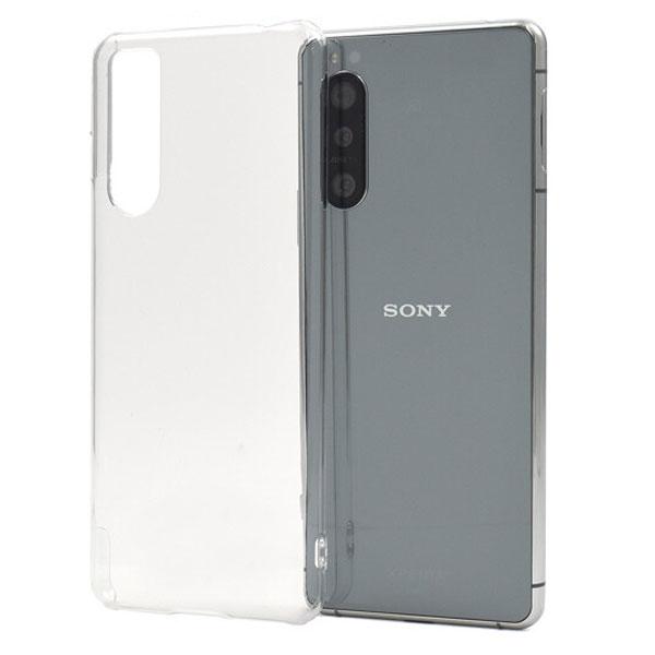Xperia 5 II ケース SO-41A SOV43 Y!mobile クリアケース シンプル 耐衝撃 薄型 ハードケース 透明 クリアカバー 装着簡単 SONY