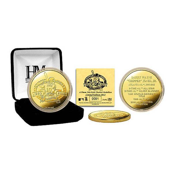 Mlb ブレーブス チッパー ジョーンズ コイン ハイランドミント Chipper Jones Career Gold Coin Mlb cj05 バッシュ バスケグッズ Selection 通販 Yahoo ショッピング
