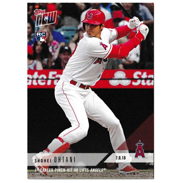 MLB 大谷翔平 エンゼルス トレーディングカード/スポーツカード 1st Career PinchHit HR Lifts Angels