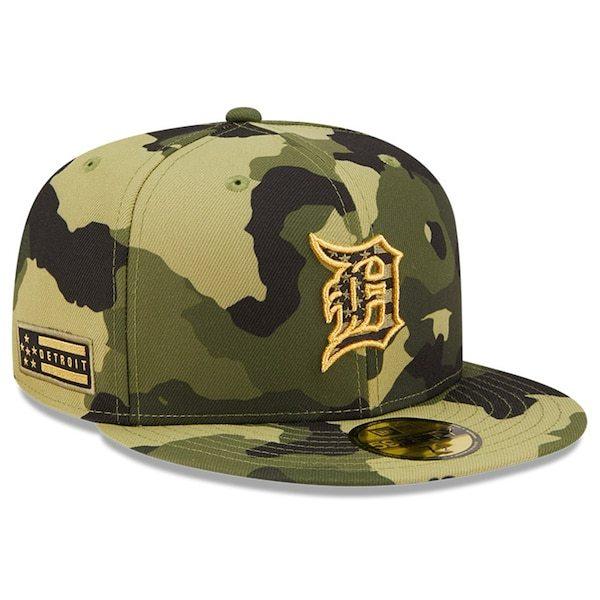 MLB �^�C�K�[�X �L���b�v 2022 �A�[���h�t�H�[�X�f�[ Armed Forces Day On-Field 59FIFTY Fitted �j���[�G��/New Era �J��