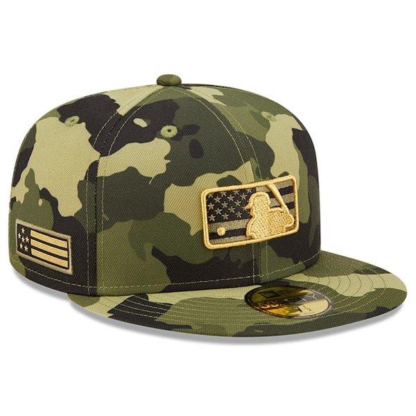 MLB ���S �L���b�v 2022 �A�[���h�t�H�[�X�f�[ Armed Forces Day On-Field 59FIFTY Fitted �j���[�G��/New Era �J��
