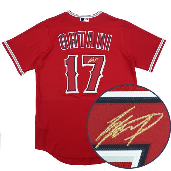大谷翔平 エンゼルス ユニフォーム ナイキ レプリカ 赤 Mサイズ MLB selection-basketball_mlb-