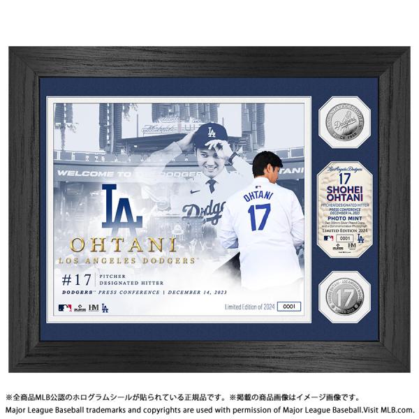 ドジャース 大谷翔平選手 移籍記念ダブルフォトミント　完売品 ドジャース 大谷翔平選手 移籍記念ダブルコインフォトミント oh24gd