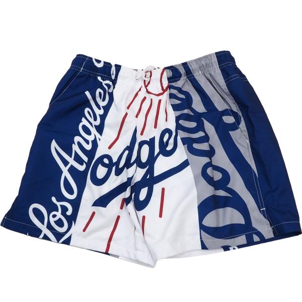新品 プロスタンダード ドジャース ロゴパッチメッシュショーツ US:XL MLB ドジャース パンツ/ショーツ LOGO MASH UP WOVEN SHORT Pro