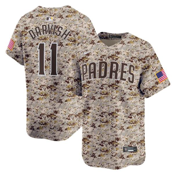 古着　パドレス　ユニフォーム　カモフラ　ダルビッシュ有所属　永久欠番　2XL相当 NIKE（ナイキ） MLB ダルビッシュ有 パドレス ユニフォーム リミテッド