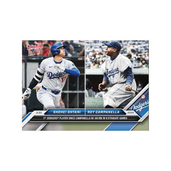 MLB 大谷翔平 ドジャース トレーディングカード 2024 Topps Now #347