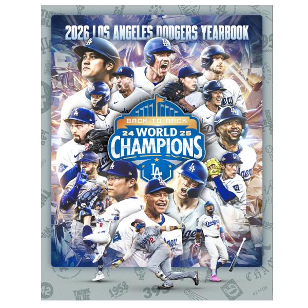 MLB ドジャース イヤーブック 2026 Los Angeles Dodgers Year Book