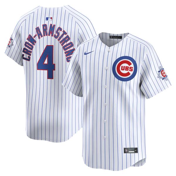MLB ピート・クロウ＝アームストロング カブス ユニフォーム リミテッドジャージ Limited Jersey ナイキ/Nike ホーム ホワイト