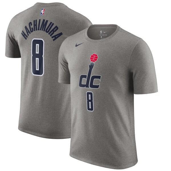 八村塁 Tシャツ tシャツ メンズ 半袖 ナイキ Nike NBA ウィザーズ 2020/21 シティエディション グレー