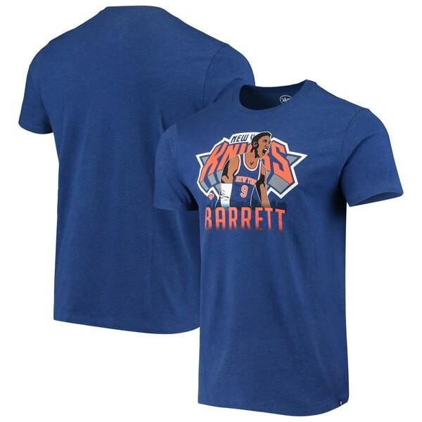 Nba Rj バレット ニューヨーク ニックス Tシャツ Player Graphic T Shirt 47 Brand ブルー Nba 0224pgt05 バッシュ バスケグッズ Selection 通販 Yahoo ショッピング