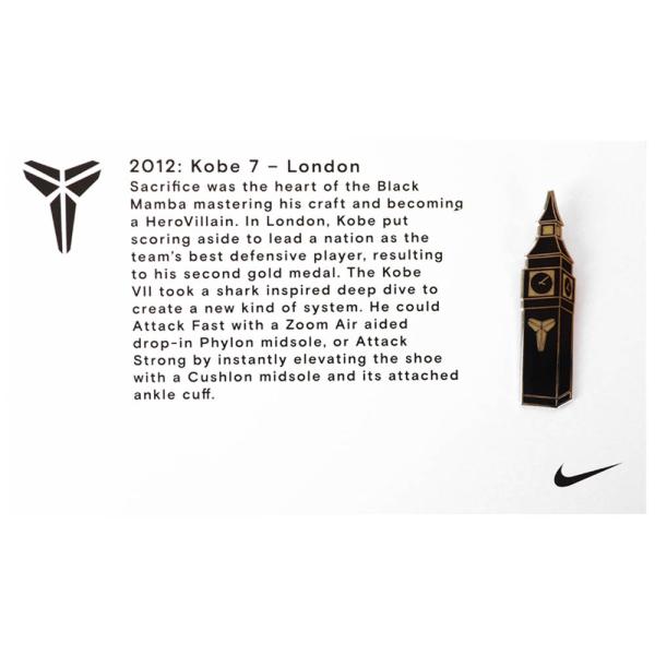 �R�[�r�[�E�u���C�A���g NBA �O�b�Y �s���o�b�W �s���Y �i�C�L �R�[�r�[ NIKE KOBE 2012 : Kobe 7 London Pin