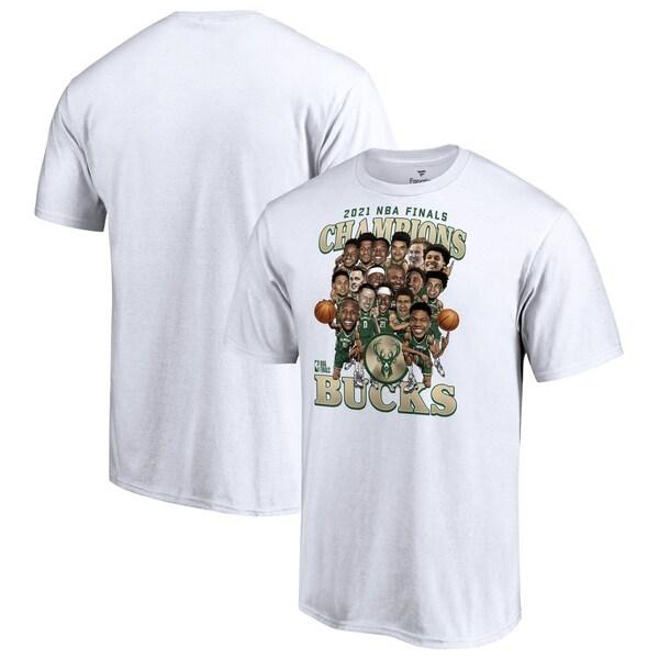 ミルウォーキー バックス Tシャツ Nbaファイナル21 優勝記念 Champions Team Caricature Roster ホワイト 21fnlc Nba fna02 バッシュ バスケグッズ Selection 通販 Yahoo ショッピング