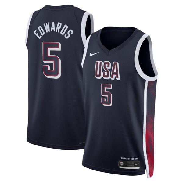 NIKE パリオリンピック　アメリカ代表ユニフォーム　アンソニー・エドワーズ selection-basketball_nba-