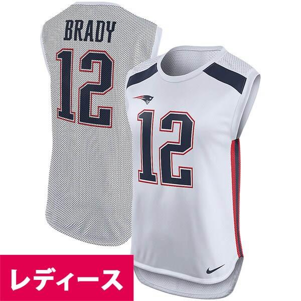 Nfl トム ブレイディ ペイトリオッツ Tシャツ レディース Player Name Number Sleeveless Top ナイキ Nike ホワイト Nfl 0318tbl12 バッシュ バスケグッズ Selection 通販 Yahoo ショッピング