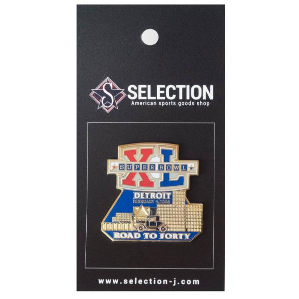 NFL �s���o�b�` ��40��X�[�p�[�{�E�� �L�O�s���Y Super Bowl XL Limited Edition Road To Forty Peter&amp;David