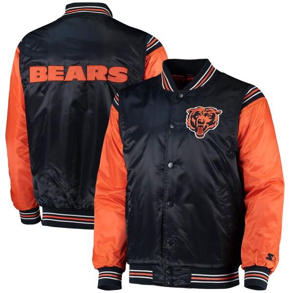 NFL ベアーズ ジャケット サテンジャケット Enforcer Varsity Jacket