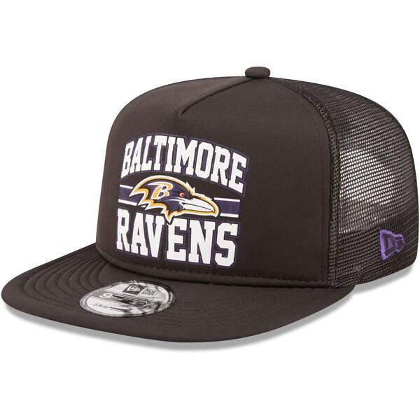 NEW ERA（ニューエラ） NFL レイブンズ メッシュキャップ トラッカー