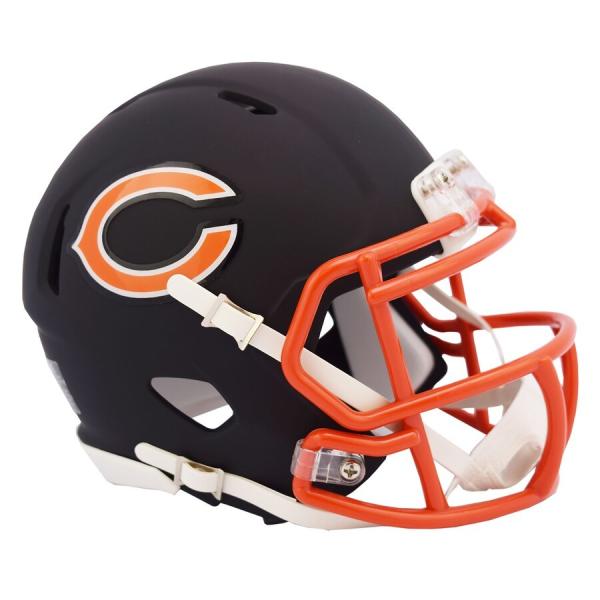リデル NFL ベアーズ ミニヘルメット Black Matte Alternate Speed