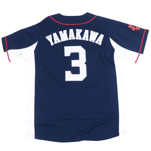 CC573 ライオンズ ユニフォーム ビジター 山川 マジェスティック majestic selection-basketball_npb-