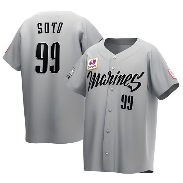 【美品】ミズノ 千葉ロッテマリーンズ　シネフタリ・ソト 野球 ユニフォーム MIZUNO（ミズノ） ネフタリ・ソト 千葉ロッテマリーンズ グッズ
