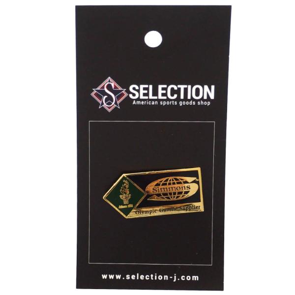 1996 �A�g�����^ Lapel Pin�FSimmons �s���o�b�` �s���Y