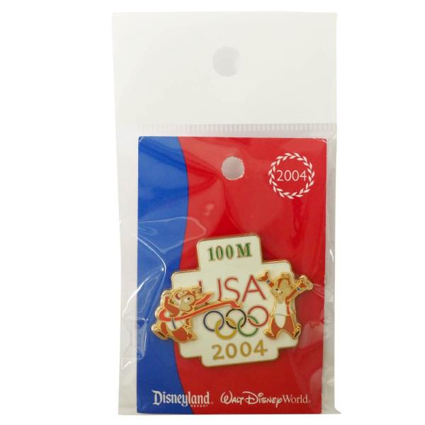 �A�����J��\ �f�B�Y�j�[ 2004 �A�e�l USA Decathlon Sereis Pin : 100M �s���o�b�` �s���Y Disney