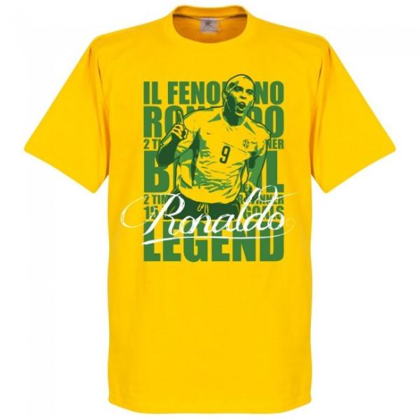 ブラジルTシャツ ロナウド ブラジル代表 ロナウド Tシャツ SOCCER レジェンド サッカー