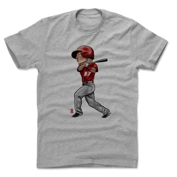 MLB TVc G[X }CNEgEg Player Art Cotton T-Shirt 500Level O[ 1112LVyOCSLz