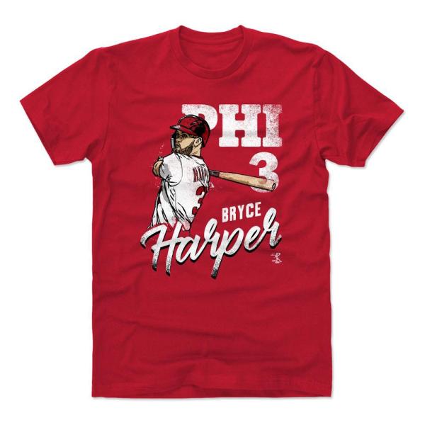 フィリーズ　ハーパー　 Tシャツ MLB Tシャツ フィリーズ ブライス・ハーパー Player Art Cotton