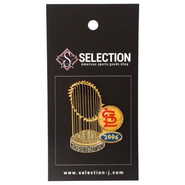 MLB セントルイス・カージナルス 2006 ワールドシリーズ チャンピオンズ ピン : コミッショナーズ トロフィー Aminco