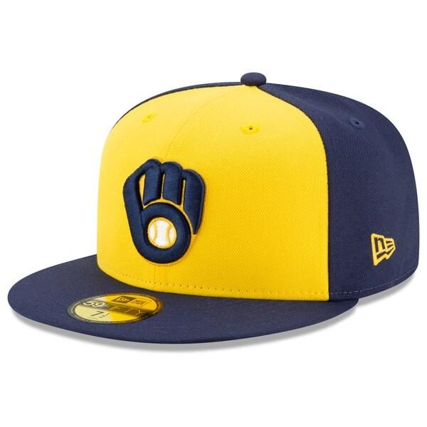 MLB ミルウォーキー・ブリュワーズ キャップ/帽子 オーセンティック オンフィールド 59FIFTY 2020 ニューエラ/New Era オルタネート【nejp59】