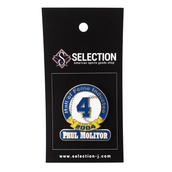 MLB ポール・モリター ミルウォーキー・ブリュワーズ 2004 Hall of Fame Induction Ball Pin PSG