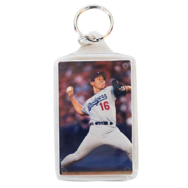 野茂英雄 MLB グッズ ドジャース Photo Key Chain Photo File