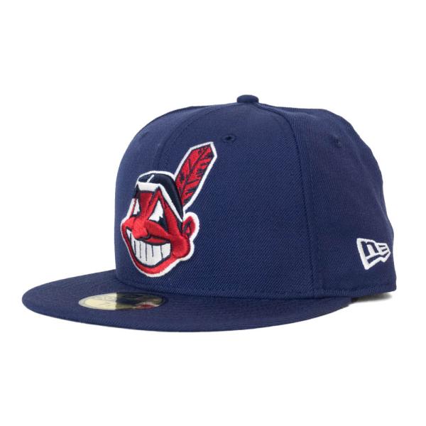 NEW ERA（ニューエラ） インディアンス キャップ MLB ライトネイビー