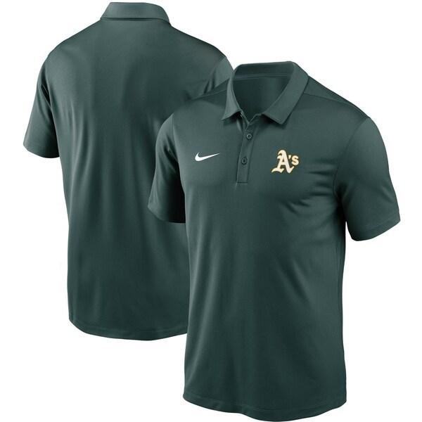 NIKE - NIKEポロ M グリーン NIKE アスレチックス MLB ポロシャツ ナイキ Nike グリーン