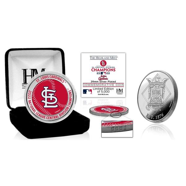 MLB カージナルス シルバーコイン 2022 ナショナル・リーグ 中地区 優勝 ミント Highland Mint